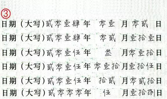 書(shū)寫(xiě)規(guī)范3