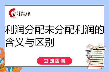 利潤分配未分配利潤的含義與區(qū)別