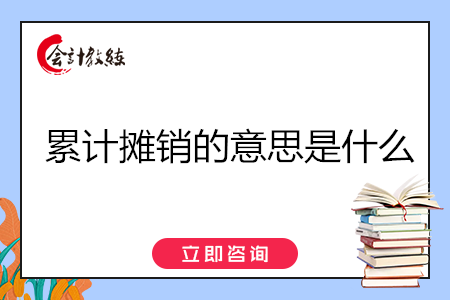 累計(jì)攤銷(xiāo)的意思是什么