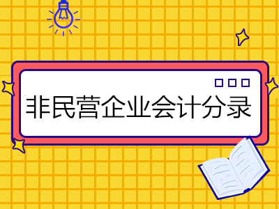 非民營企業(yè)會計分錄