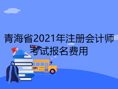 青海省2021年注册会计师考试报名费用是多少