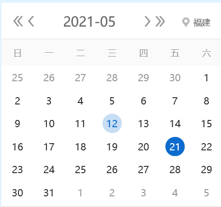 【征期日历】2021年5月福建报税日期及截止日期