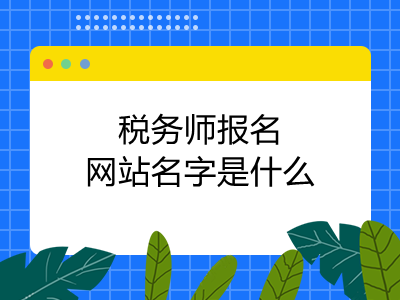 稅務(wù)師報(bào)名網(wǎng)站名字是什么