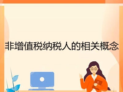 非增值税纳税人的相关概念