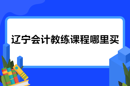 辽宁会计教练课程哪里买