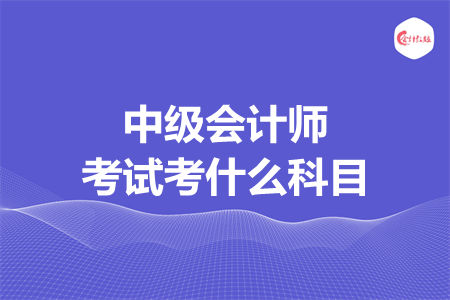 中級(jí)會(huì)計(jì)師考試考什么科目