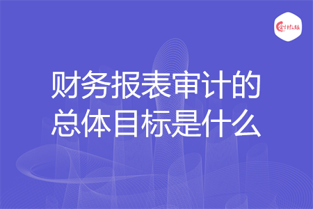 財(cái)務(wù)報表審計(jì)的總體目標(biāo)是什么