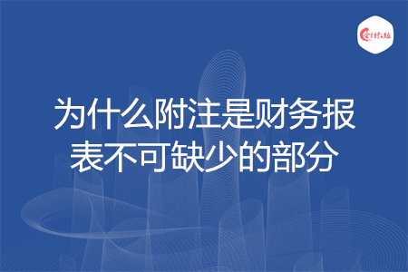 为什么附注是财务报表不可缺少的部分