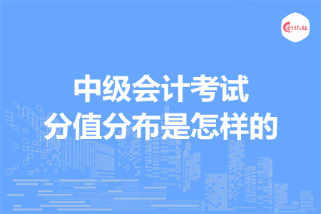 中级会计考试分值分布是怎样的