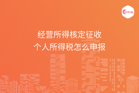 经营所得核定征收个人所得税怎么申报