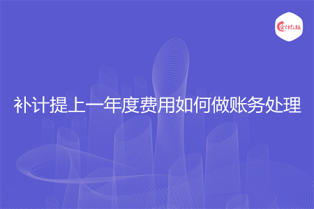 补计提上一年度费用如何做账务处理