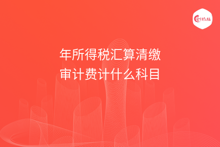 年所得税汇算清缴审计费计什么科目 年所得税汇算清缴审计费计什么科目