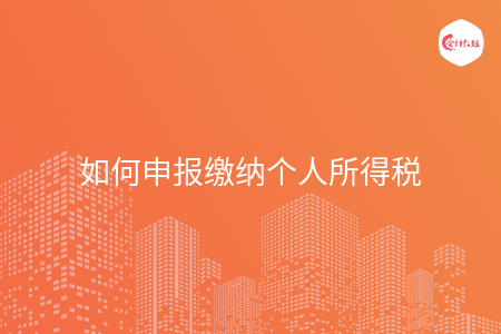 如何申报缴纳个人所得税