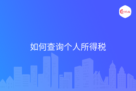 如何查询个人所得税