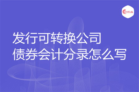 发行可转换公司债券会计分录怎么写