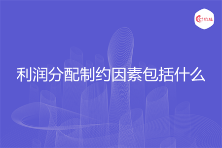利润分配制约因素包括什么
