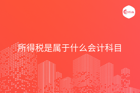 所得税是属于什么会计科目
