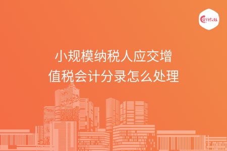 小规模纳税人应交增值税会计分录怎么处理 小规模纳税人应交增值税会计分录怎么处理
