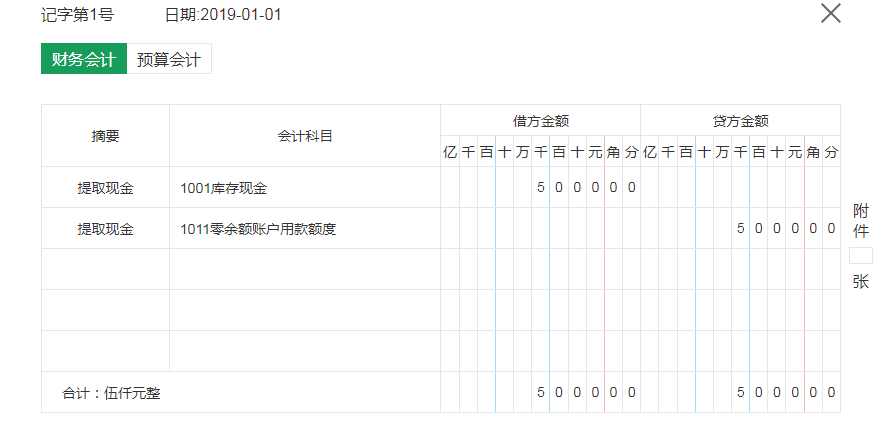 账务处理资料包汇总从单位的零余额账户提取现金账务处理2019年1月1日