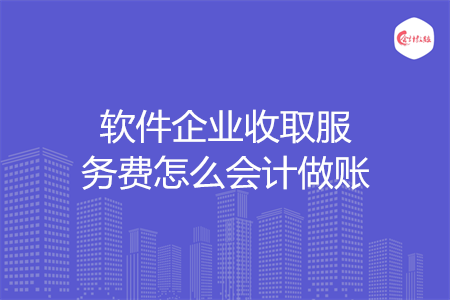软件企业收取服务费怎么会计做账