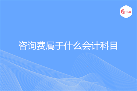 咨询费属于什么会计科目