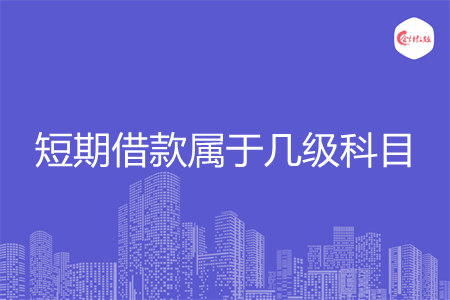 短期借款属于几级科目